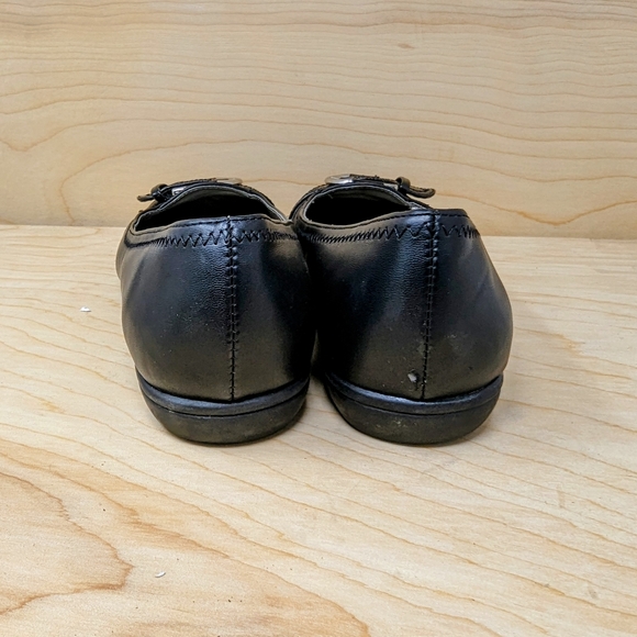 WHITE MOUNTAIN Women's Clara Ballet Flat, Black Size 8.5 - Picture 5 of 6